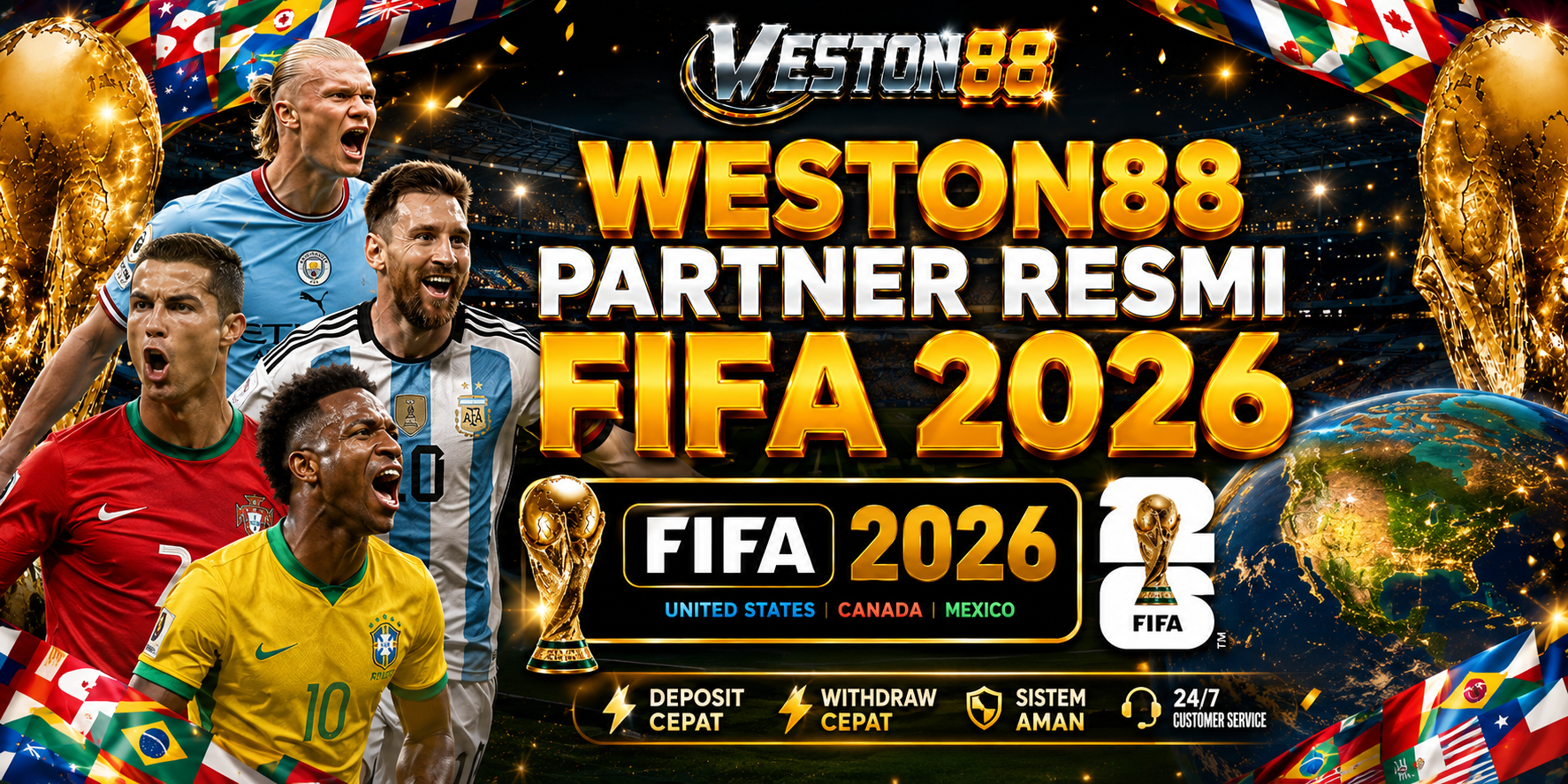 WESTON88 PARTNER RESMI FIFA 2026